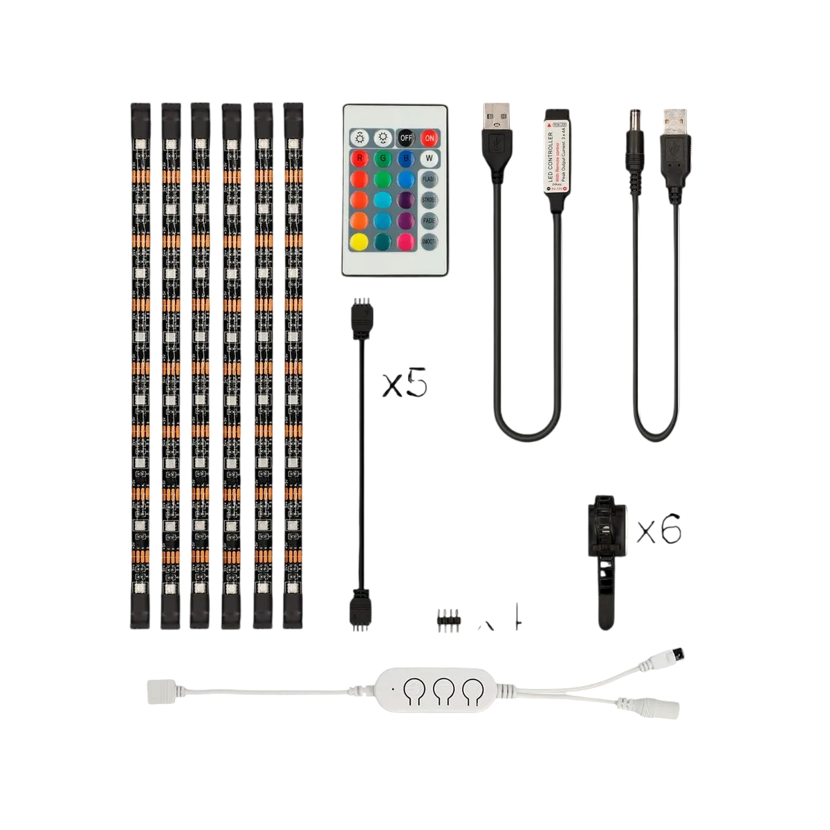 KSIX RGB LED Strips – Smart Color Changing Lights