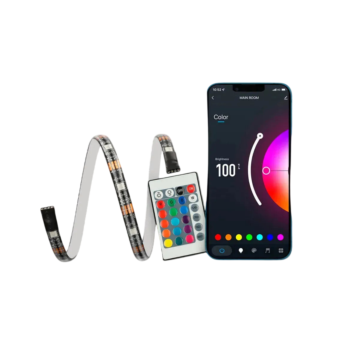 KSIX RGB LED Strips – Smart Color Changing Lights