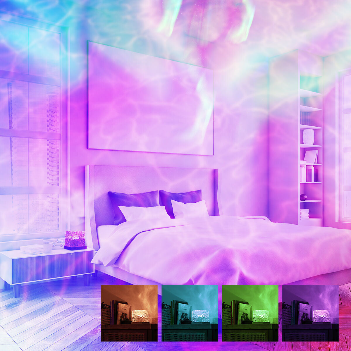 Rechargeable Northern Lights LED Projector 